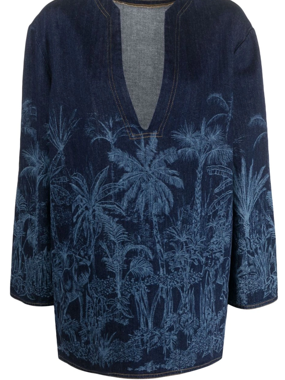 Cheap denim de Jungle Jouy Toile tunic Alanui Women 0802